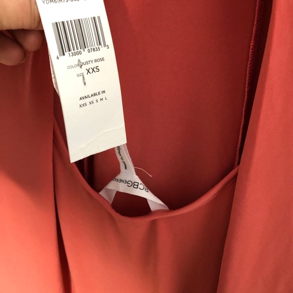 Bcbgeneration Womens Open Back Shift Dress 3/4 sleeves Rose Size XXS - Picture 6 of 9